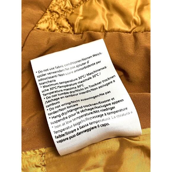 Mountain Force MF Womens Quilted Vest Size XS EU 34 Orange Full Zip - Picture 8 of 8